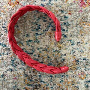 Clare V Braided Leather Strap